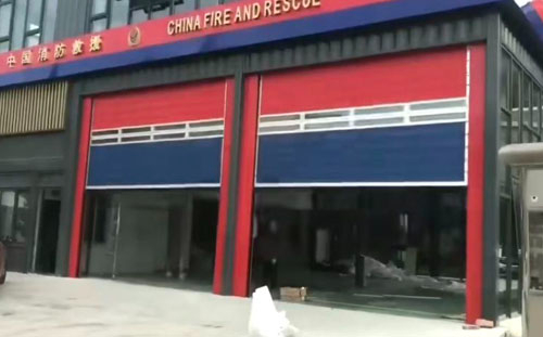 消防專用快速門安裝